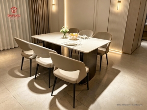 BỘ BÀN ĂN MẶT ĐÁ JT1618-1m6