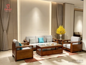 SOFA GỖ NỶ - Y530 -1+1+3