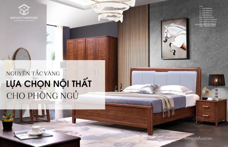 Nguyên tắc vàng lựa chọn nội thất cho phòng ngủ